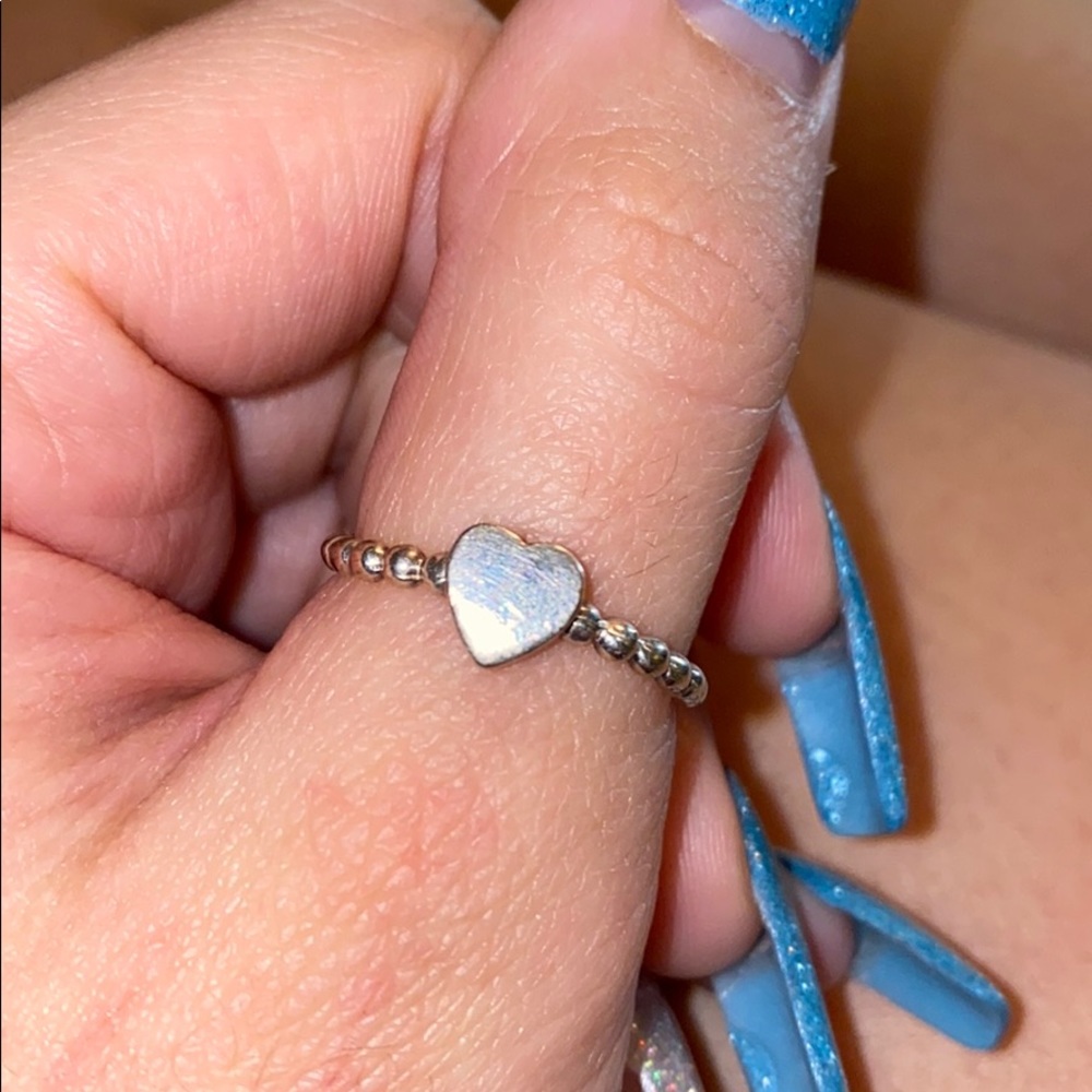 Mignon Faget silver heart ring